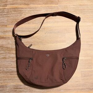 lululemon athletica Chocolate Messenger Bag
